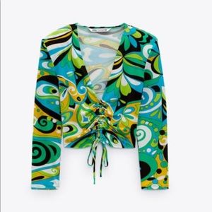 Zara colorful top